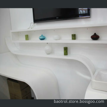 Newest design artificial stone display case lighting fixtures